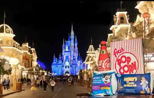 Snacks ofrecidos incluidos en las horas extras nocturnas de Disney World